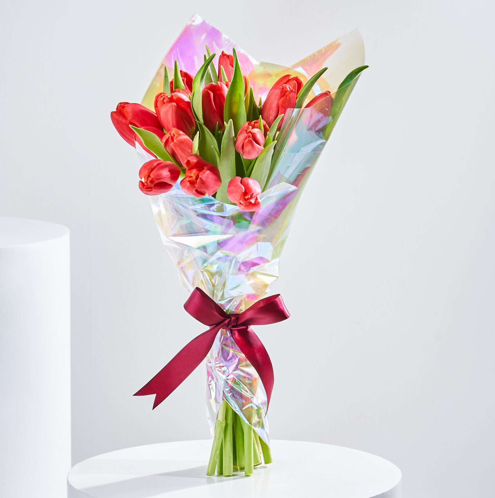 باقة توليب زاهية